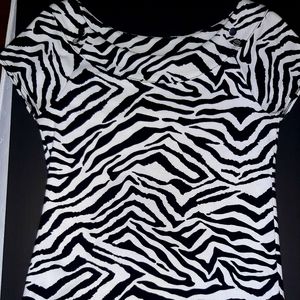 Sumner top, print,  scoop neck